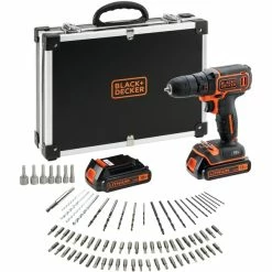 Meilleure vente 🛒 BLACK+DECKER BDCDC18BAFC-QW Perceuse-visseuse Sans Fil, 18 V, Noir/orange, Perceuse/visseuse 🤩