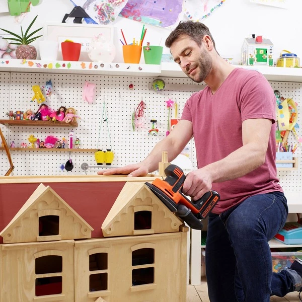 Remise 💯 BLACK+DECKER BDCDS18N Cordless Mouse Detail Sander, Ponceuses De Détails 😉 – Image 3