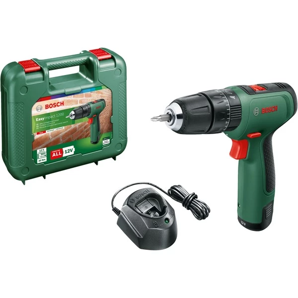 De gros 😉 Bosch EasyImpact 1200 1500 Tr/min Sans Clé 1,1 Kg Noir, Vert, Perceuse à Percussion 👍 3 De gros 😉 Bosch EasyImpact 1200 1500 Tr/min Sans Clé 1,1 Kg Noir, Vert, Perceuse à Percussion 👍