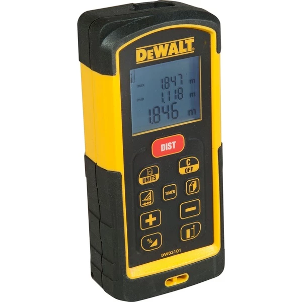 Meilleure vente 🎁 DeWALT DW03101 Mètre Laser Portable Noir, Jaune 100 M, Télémètre 🥰 3 Meilleure vente 🎁 DeWALT DW03101 Mètre Laser Portable Noir, Jaune 100 M, Télémètre 🥰