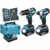 Budget 🤩 Makita DLX2414JX4, Perceuse à Percussion 👏 -DeWalt - magasin Makita DLX2414JX4 Perceuse percussion@@1819276