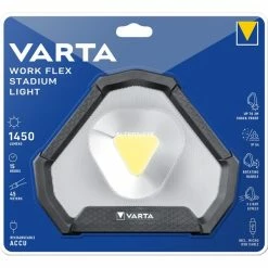 Remise 👏 Varta Work Flex LED Noir, Blanc, Lampe De Travail ⌛